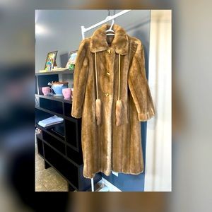 Tissavel of France Faux Fur Coat
